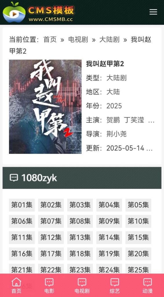图片[5]-海洋CMS模板-黑色简约影视风格-影视模板源码-CMS模板下载-苹果cms模板